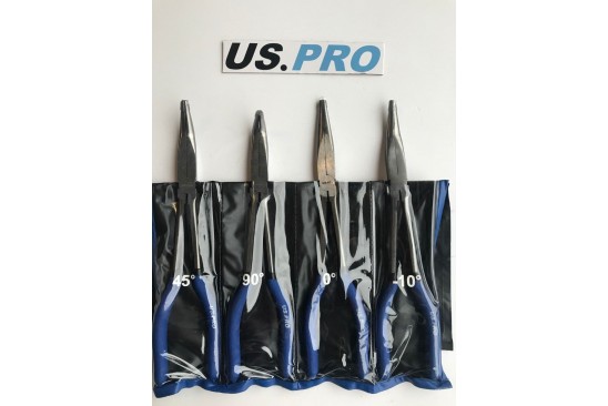 Punttangen set lang 275 mm 4-delig